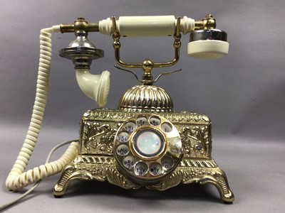 Lot 592 - A REPRODUCTION TELEPHONE