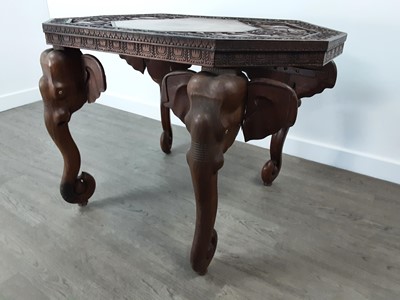 Lot 1062 - AFRICAN CARVED ROSEWOOD OCCASIONAL TABLE