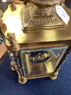 Lot 659 - AN ATTRACTIVE 19TH CENTURY FRENCH  MANTEL CLOCK BY VINCENTI & CIE
