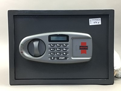 Lot 676 - A DIGITAL HOUSE SAFE