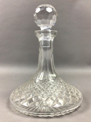 Lot 631 - A SHIPS DECANTER AND TWO OTHERS