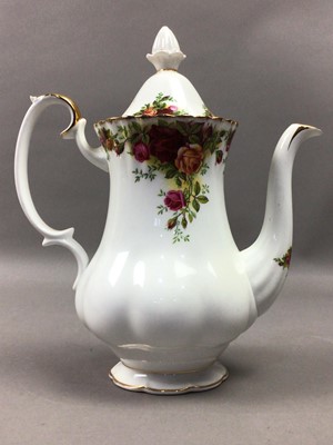 Lot 694 - A ROYAL ALBERT 'OLD COUNTRY ROSES' PATTERN TEA AND COFFEE SERVICE