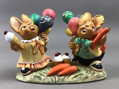 Lot 705 - A GROUP OF PENDELFIN FIGURES