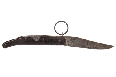 Lot 62 - A LATE 19TH/EARLY 20TH CENTURY LANGUIOLE KNIFE