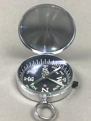 Lot 101 - FOUR POCKET COMPASSES