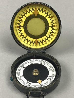 Lot 102 - FOUR PRISMATIC COMPASSES
