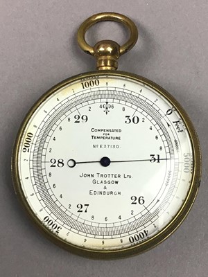 Lot 103 - TWO POCKET BAROMETERS