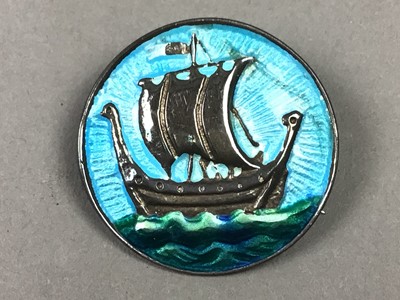Lot 67 - AN ALEXANDER RITCHIE OF IONA BROOCH AND ANOTHER