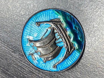 Lot 67 - AN ALEXANDER RITCHIE OF IONA BROOCH AND ANOTHER