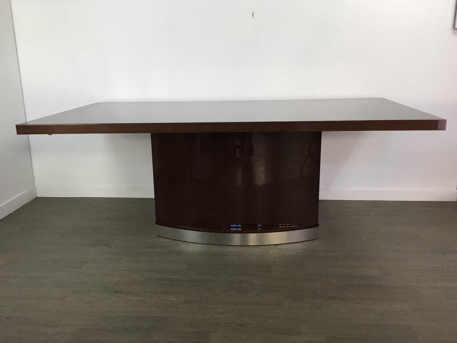 Lot 333 - KESTERPORT, ‘FIFTH AVENUE’ AMERICAN WALNUT DINING SUITE