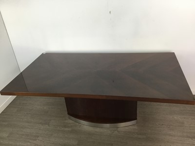 Lot 333 - KESTERPORT, ‘FIFTH AVENUE’ AMERICAN WALNUT DINING SUITE