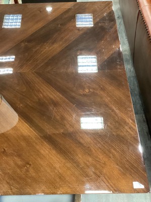 Lot 333 - KESTERPORT, ‘FIFTH AVENUE’ AMERICAN WALNUT DINING SUITE