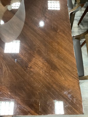 Lot 333 - KESTERPORT, ‘FIFTH AVENUE’ AMERICAN WALNUT DINING SUITE