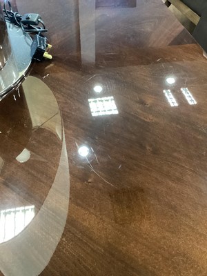 Lot 333 - KESTERPORT, ‘FIFTH AVENUE’ AMERICAN WALNUT DINING SUITE