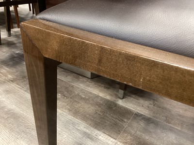 Lot 333 - KESTERPORT, ‘FIFTH AVENUE’ AMERICAN WALNUT DINING SUITE