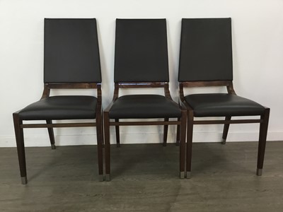 Lot 333 - KESTERPORT, ‘FIFTH AVENUE’ AMERICAN WALNUT DINING SUITE