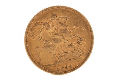 Lot 9 - A VICTORIA GOLD SOVEREIGN DATED 1899