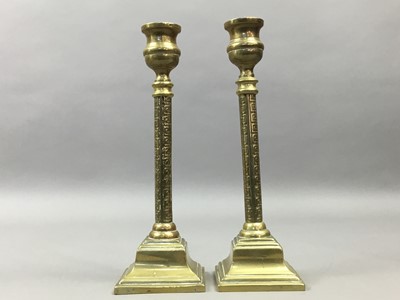 Lot 50 - A LOT OF BRASS AND PLATED WARE