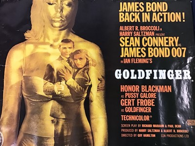 Lot 1024 - GOLDFINGER MOVIE POSTER