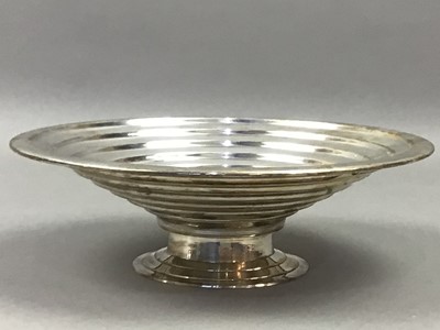 Lot 147 - AN ART DECO SILVER PLATED CENTREPIECE BOWL