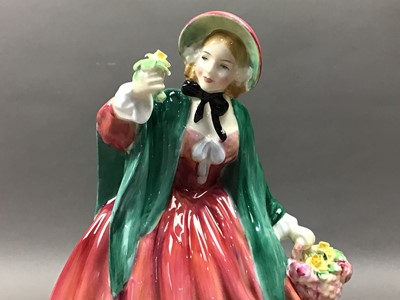 Lot 197 - A GROUP OF DOULTON AND WORCESTER FIGURES