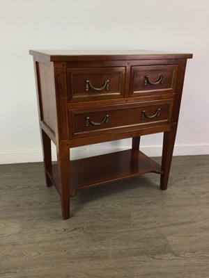 Lot 79 - A YEW WOOD CABINET