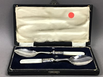 Lot 151 - A SET OF SIX AFTERNOON TEA KNIVES AND OTHERS