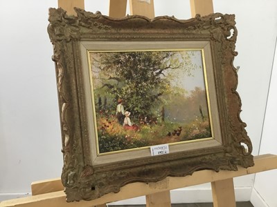 Lot 192 - A PAIR OF SMALL OIL PAINTINGS BY LES PARSON