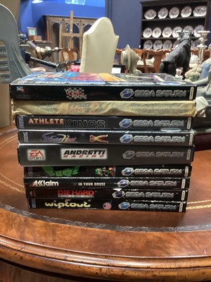Lot 1004 - A SEGA SATURN CONSOLE AND APPROXIMATELY 37 GAMES
