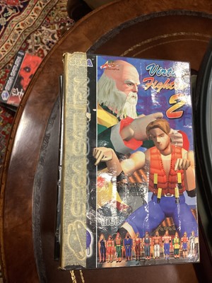 Lot 1004 - A SEGA SATURN CONSOLE AND APPROXIMATELY 37 GAMES