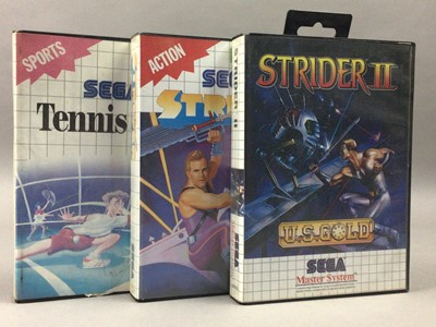 Lot 1012 - A LOT OF SEGA MASTER SYSTEM GAMES