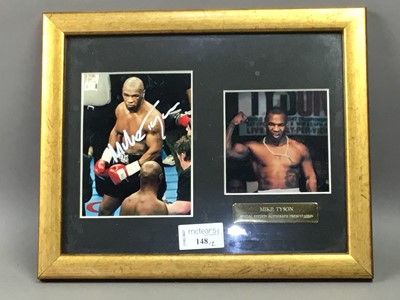 Lot 148 - A MIKE TYSON SIGNED PHOTOGRAPH