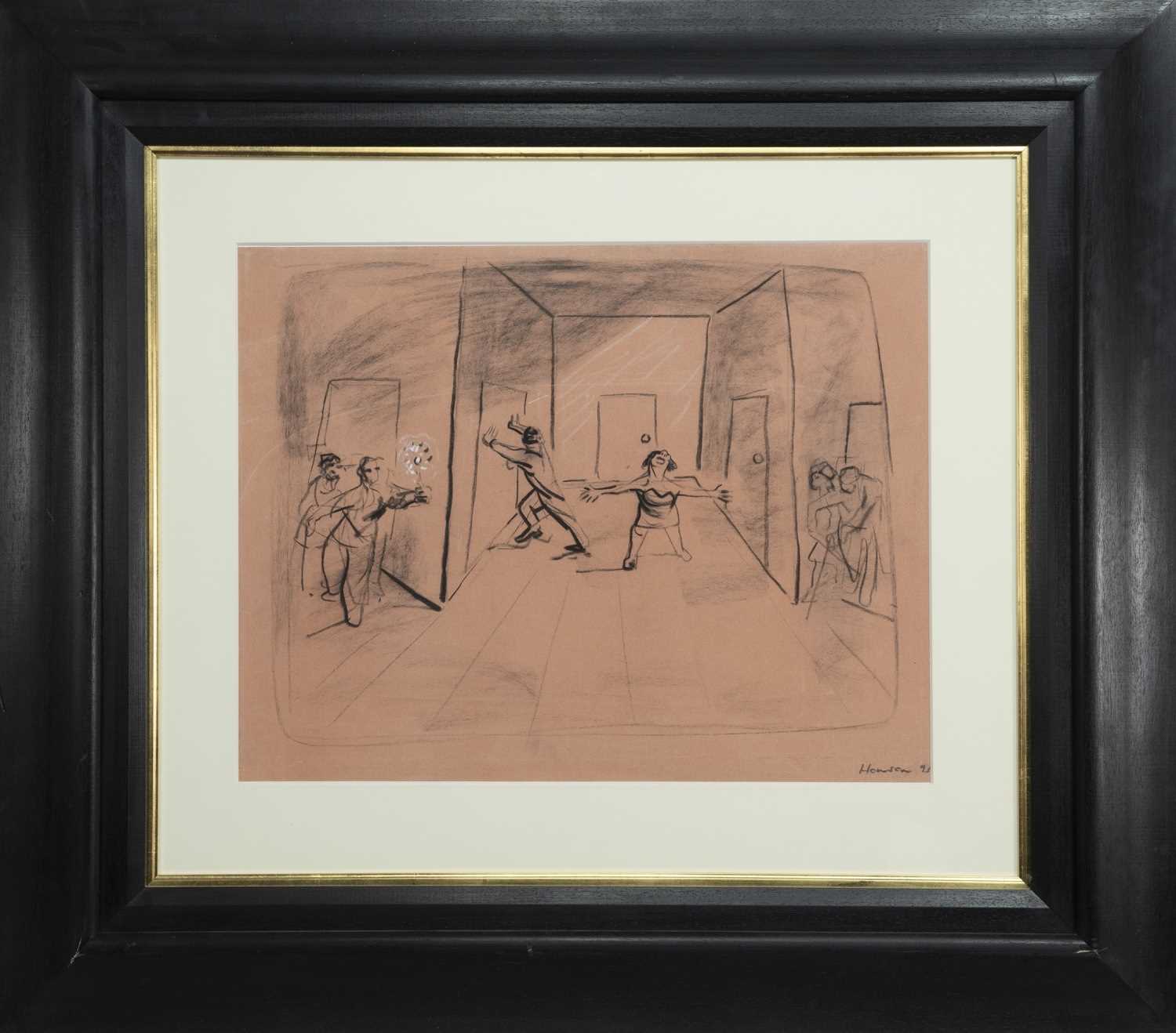 Lot 19 AN UNTITLED PASTEL BY PETER HOWSON