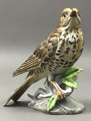 Lot 164 - A LOT OF NINE CERAMIC MODEL BIRDS