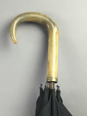 Lot 170 - TWO EARLY 20TH CENTURY UMBRELLAS