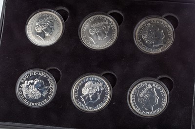 Lot 30 - THE SILVER BRITANNIA FIVE COIN SET