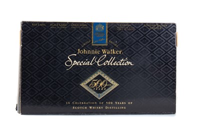 Lot 52 - JOHNNIE WALKER 500 YEARS SPECIAL COLLECTION MINIATURE SET