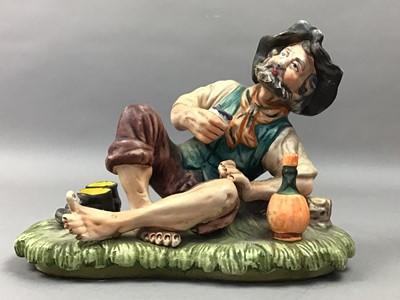 Lot 309 - A COALPORT CLASSIC ELEGANGE FIGURE OF KATIE AND SIX OTHER FIGURES