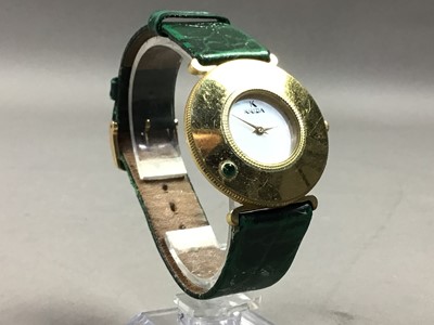 Lot 302 - A LADY'S KRIZIA GOLD PLATED WRIST WATCH