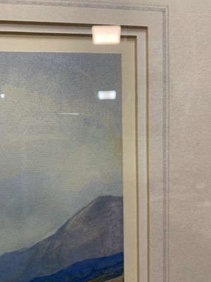 Lot 53 - SOUND OF SLEAT, ON THE WAY TO SKYE, A WATERCOLOUR BY CECIL ARTHUR HUNT