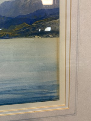 Lot 53 - SOUND OF SLEAT, ON THE WAY TO SKYE, A WATERCOLOUR BY CECIL ARTHUR HUNT