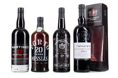 Lot 68 - 4 BOTTLES OF PORT - INCLUDING DELAFORCE 1977 VINTAGE