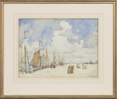 Lot 377 - VENICE INTERNATIONAL EXHIBITION, A WATERCOLOUR BY NELSON DAWSON