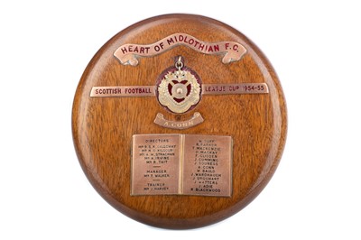 Lot 1557 - ALFIE CONN SR. OF HEART OF MIDLOTHIAN F.C., HIS CAREER MEDALS AND SCOTTISH CUP WINNING SHIRT