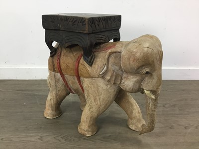 Lot 218 - A HARDWOOD PLANT STAND