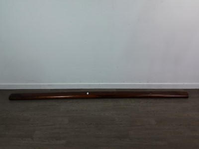 Lot 234 - A SHIP'S OAK HAND RAIL