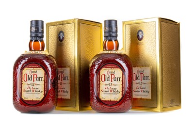 Lot 37 - 2 BOTTLES OF GRAND OLD PARR 12 YEAR OLD 93.75CL