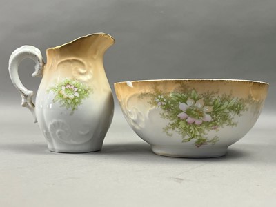 Lot 394 - A LIMOGES STYLE TEA SERVICE