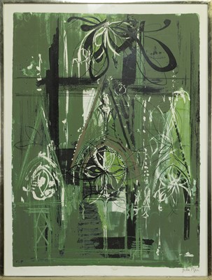 Lot 82 - ABBEVILLE (1972), A LIMITED EDITION SCREENPRINT BY JOHN EGERTON CHRISTMAS PIPER