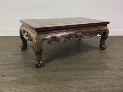 Lot 1065 - CHINESE PADOUK LOW TABLE